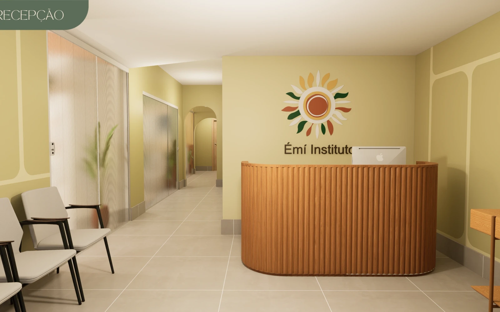 Instituto Èmí - Recepção Biofílica